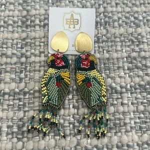 Parrot Allie Bead earrings. brand NEW